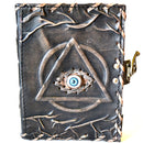 5" x 7" Circle, Triangle & Eye leather w/ latch