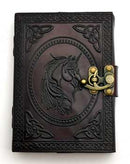 Unicorn leather w/ latch