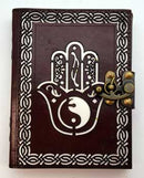 Hamsa Hand leather w/ latch