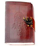 Dream Catcher Embossed leather w/ latch