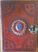 God's Eye Embossed leather w/ latch