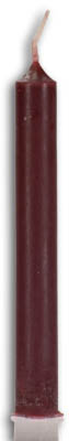 1/2" Brown Chime candle 20pk