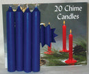 1/2" Dark Blue Chime Candle 20pk
