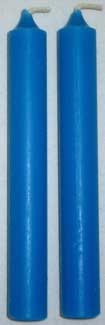 1/2" Light Blue Chime Candle 20pk
