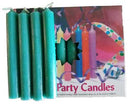 1/2" Dark Green Chime Candle 20pk