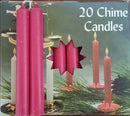 1/2" Pomegranate Chime candle 20pk