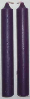 1/2" Purple Chime Candle 20pk