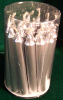 1/2" Silver Chime Candle 20pk