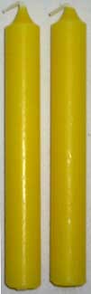 1/2" Yellow Chime Candle 20pk