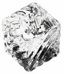 Swirl clear Square glass holder