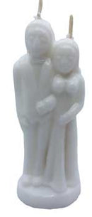 6 1/2" White Marriage candle