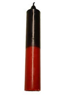 9" Black/ Red pillar