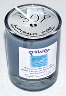Power soy votive candle