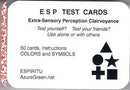 ESP Test Cards deck
