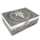 5"x 7" Goddess of Earth metal box  (over wood)