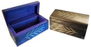 2"x 3 3/4" Box (blue & black) (set of 2)