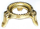 Gold metal crystal ball stand