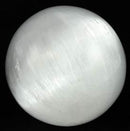 White Selenite crystal ball