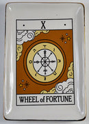 4 1/2" x 6 1/2" Wheel of Furtune tarot dish