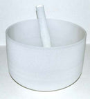 10" White Crystal Singing Bowl