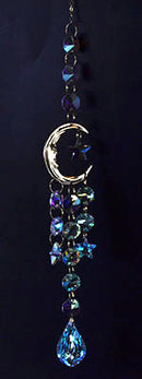 18" Crescent Moon sun catcher