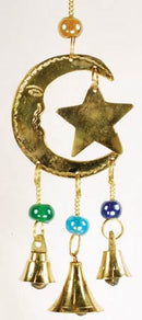 3 Bell Star and Moon wind chime