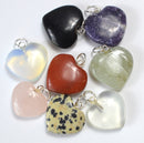 Heart various stones