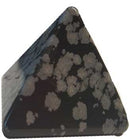 30-35mm Obsidian, Snowflake pyramid