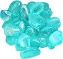 1 lb Turquoise electroplated tumbled