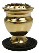 2 1/2" Brass Screen burner W coaster