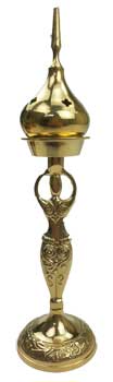 9" Goddess brass burner