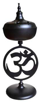30" Om burner black aluminum