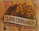 Clove Cinnamon HEM cone 10 cones