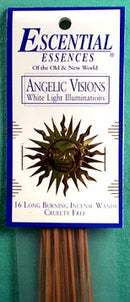 16/pk Angelic Visions escential essences incense sticks