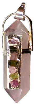 Rose Quartz w/ 7 Tourmalines
