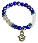 8mm Evil Eye/ Quartz Fatima Hand