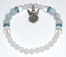 6 & 8mm RMS/ Aquamarine/ Quartz Angel