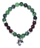 8mm Ruby Zoisite/ Garnet Dragon