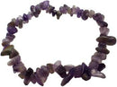 Amethyst chip bracelet