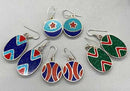 Inlay various earrings