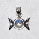 9/16" Triple Goddess Moonstone
