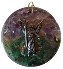 1 1/2" Raphael Orgone Amethyst & Gr Aventurine