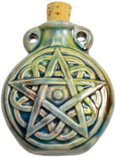 Pentagram Raku  Bottle