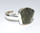 Moldavite adjustable ring