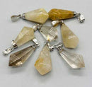 Rutile Quartz tumbled