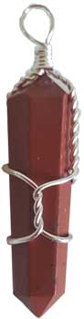 Red Jasper Wire Wrapped Point
