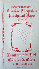 2" x 2" Sheep Skin Parchment