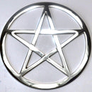 Cut-Out Pentagram altar tile 5 3/4"