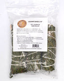 Cedar smudge 3-pk 4"