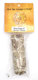 Blue Sage smudge 4"-5"